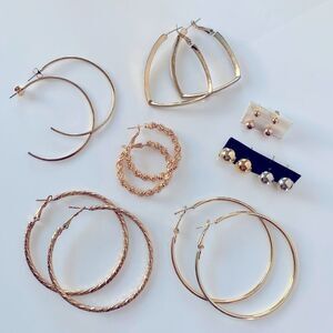 Good Hoop Earrings Lot